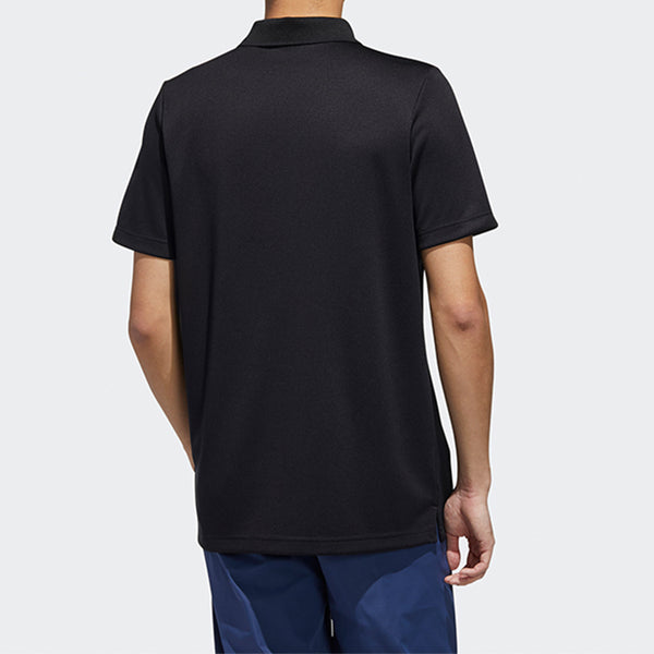 Футболка m d2m polo sports short sleeve polo black Adidas, черный — фото 4