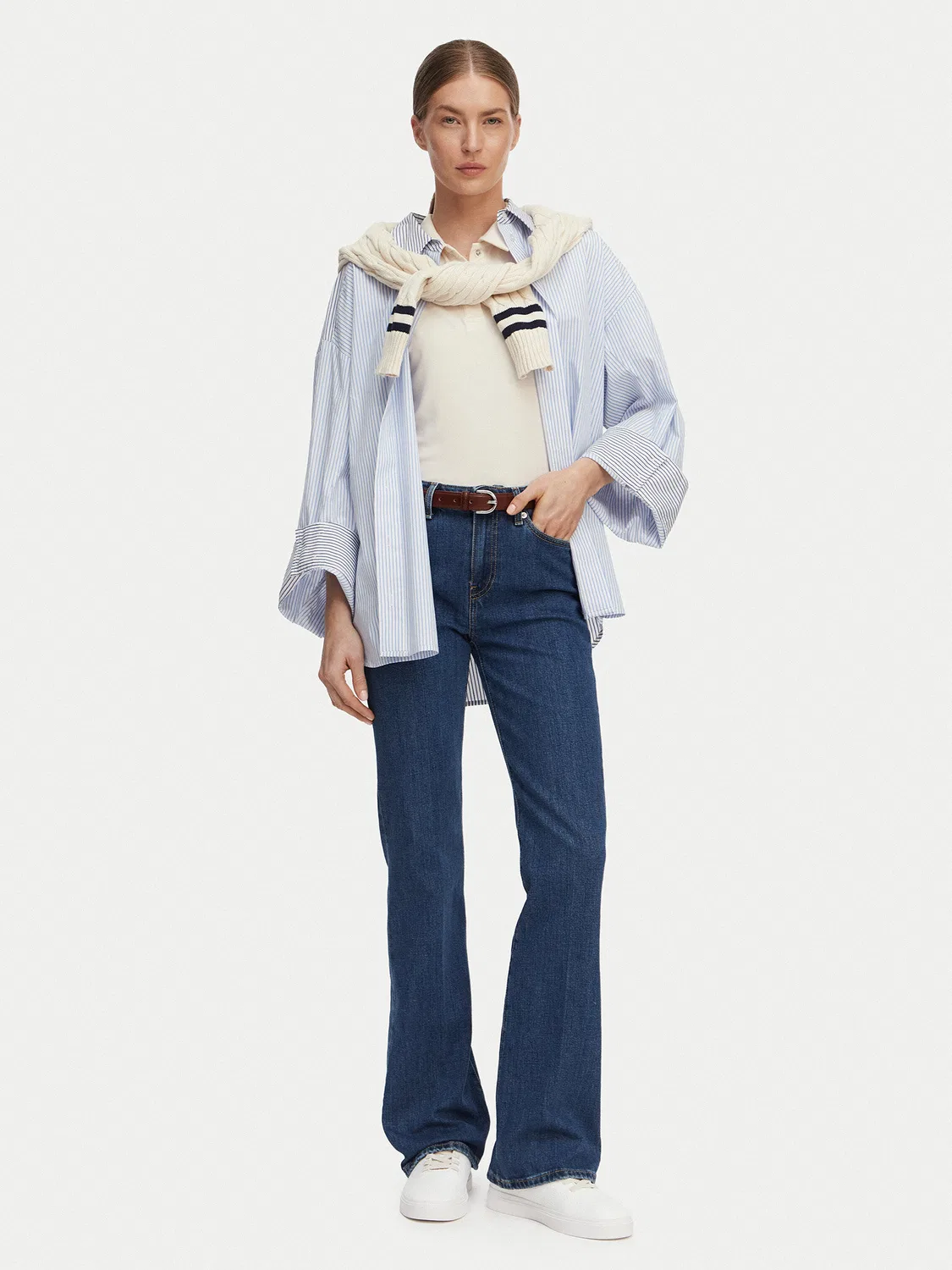 Женские джинсы клеш Rian Rw Tommy Hilfiger, темно-синий — фото 2