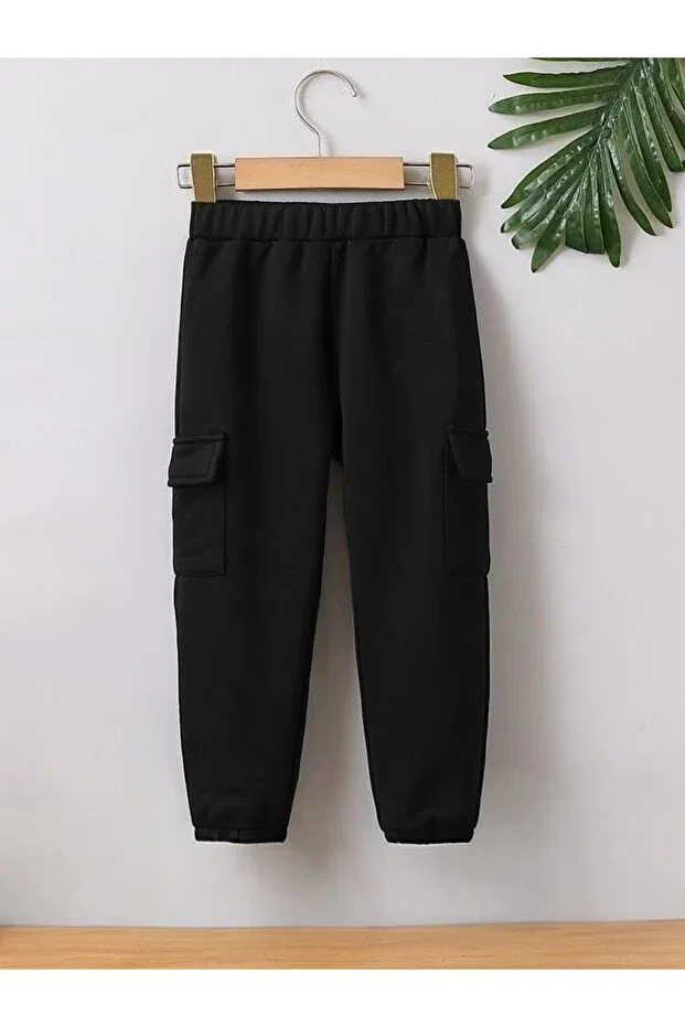 Детские спортивные штаны утепленные Shop, Black