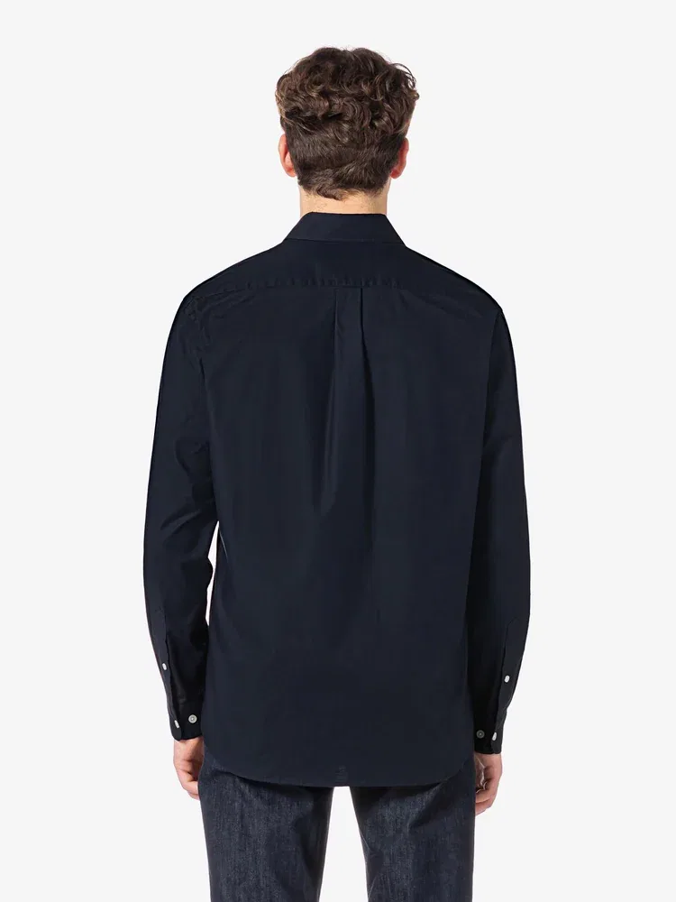Рубашка с длинным рукавом Оксфорд LACOSTE, Navy — фото 3