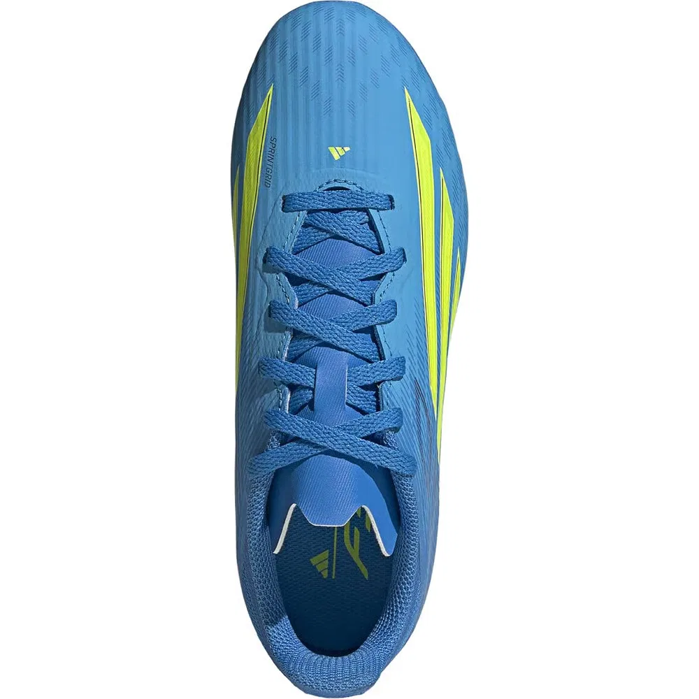 Детские футбольные бутсы F50 League Adidas, Blue/Yellow/Blue — фото 4