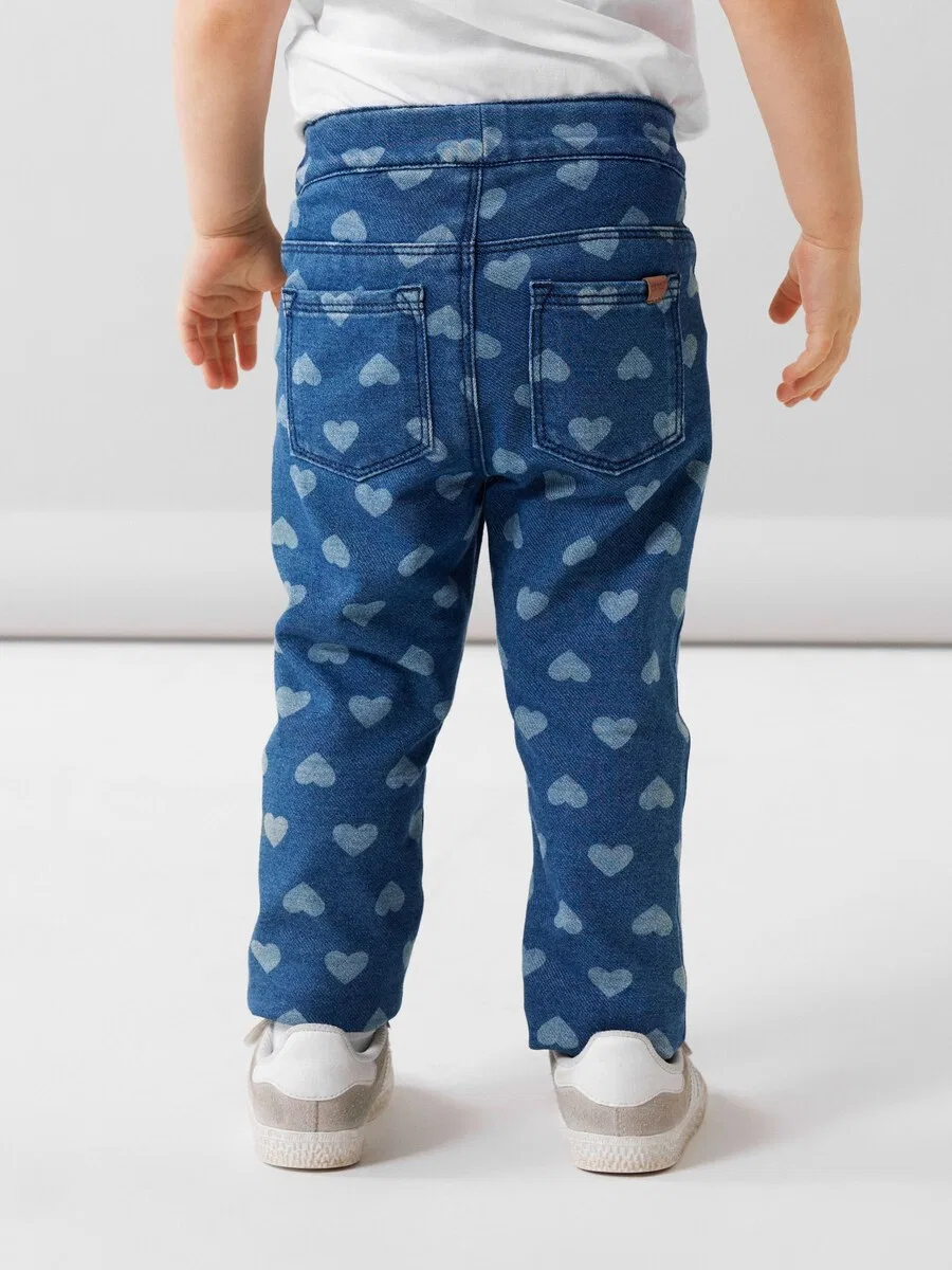 Джинсы NAME IT Slim fit 'NMFSalli' в синем джинсовом и светло-синем цвете — фото 4