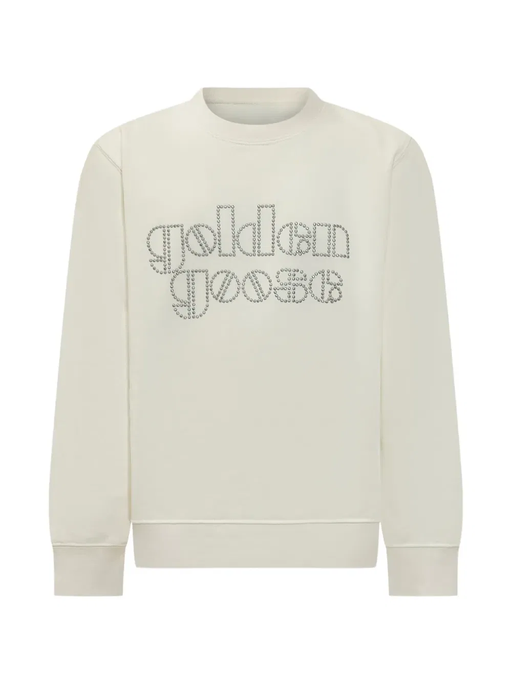 Свитшот с логотипом Journey Golden Goose Kids, бежевый