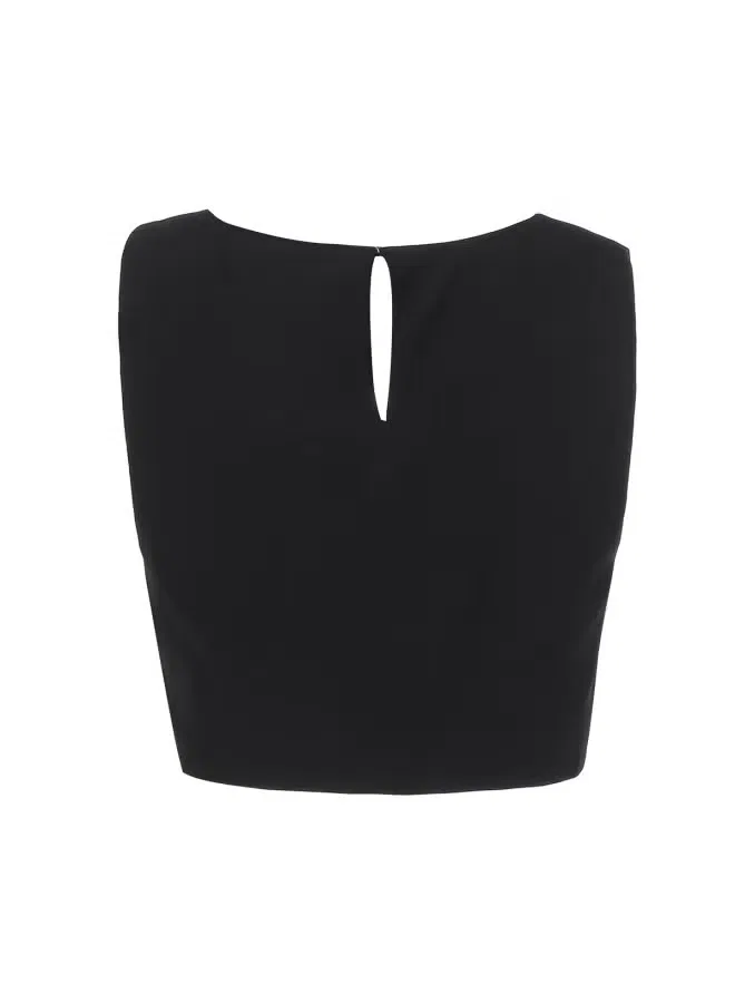 Рубашка стильная Zara, черный — фото 3
