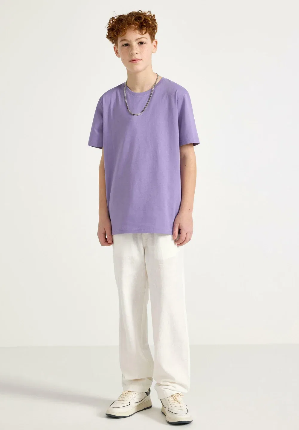 Брюки из смешанного волокна Lindex, Off White