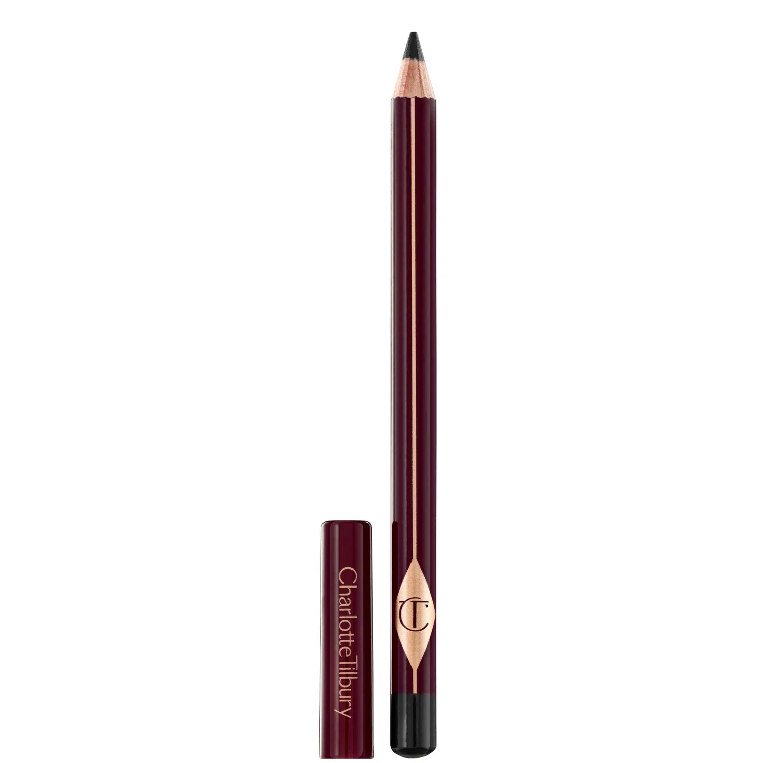 Карандаш для глаз с кисточкой Classic Black Charlotte Tilbury