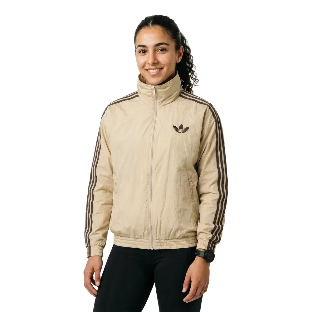 Женский свитшот свободного кроя Firebird Loose Adidas Originals, Beige — фото 2