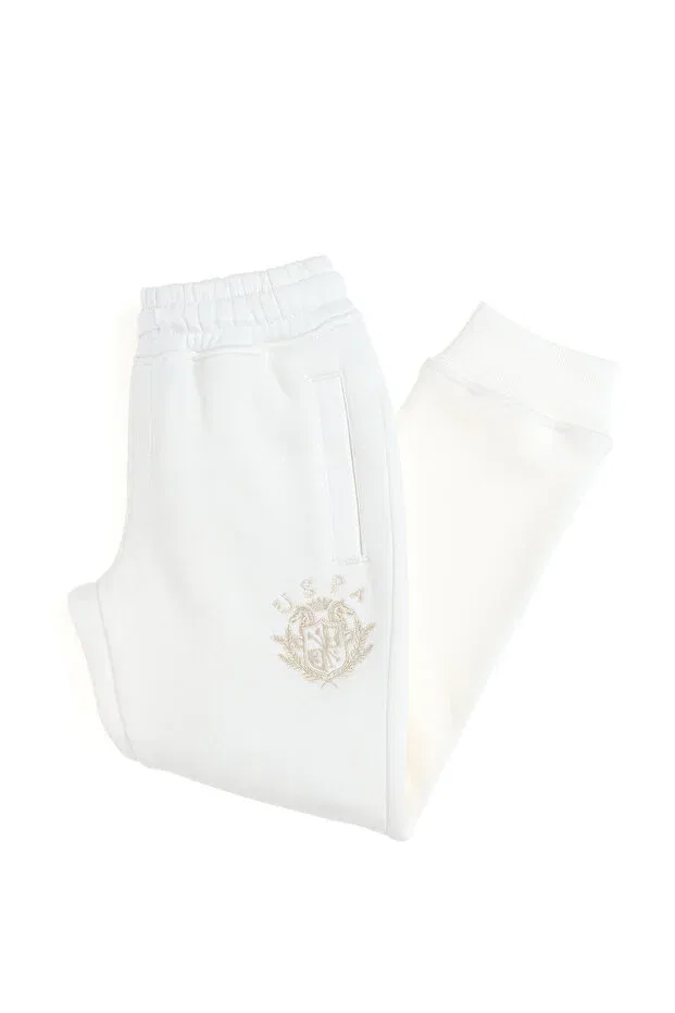 Детские спортивные штаны для мальчиков зауженные U.S. Polo Assn., Nude Color — фото 2