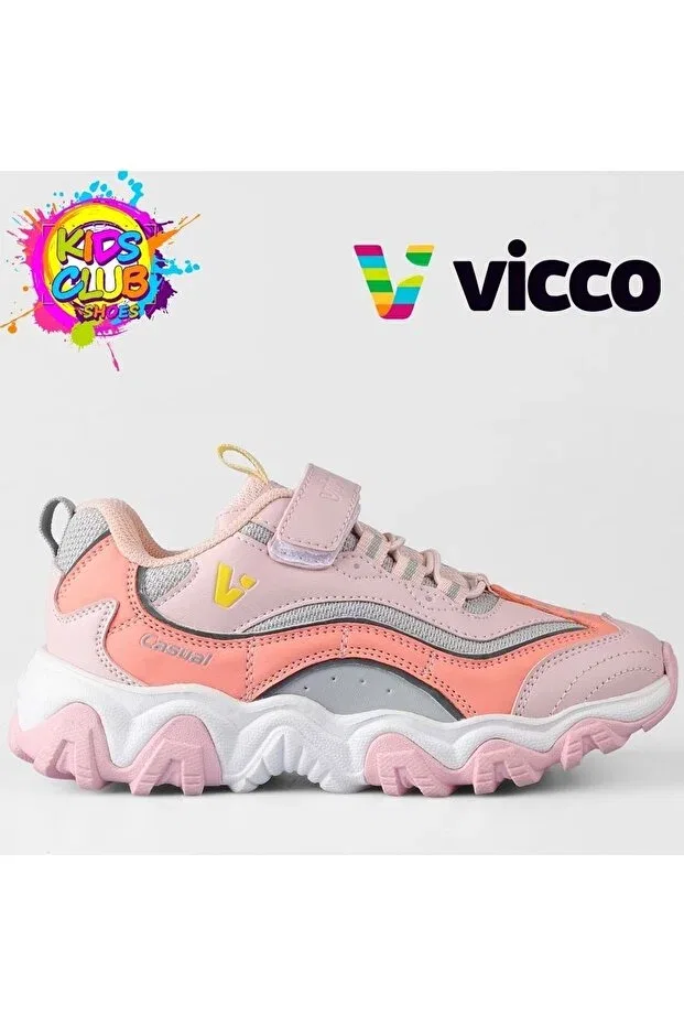 Детские спортивные туфли для девочек с ортопедической стелькой d-lites Vicco, Powder