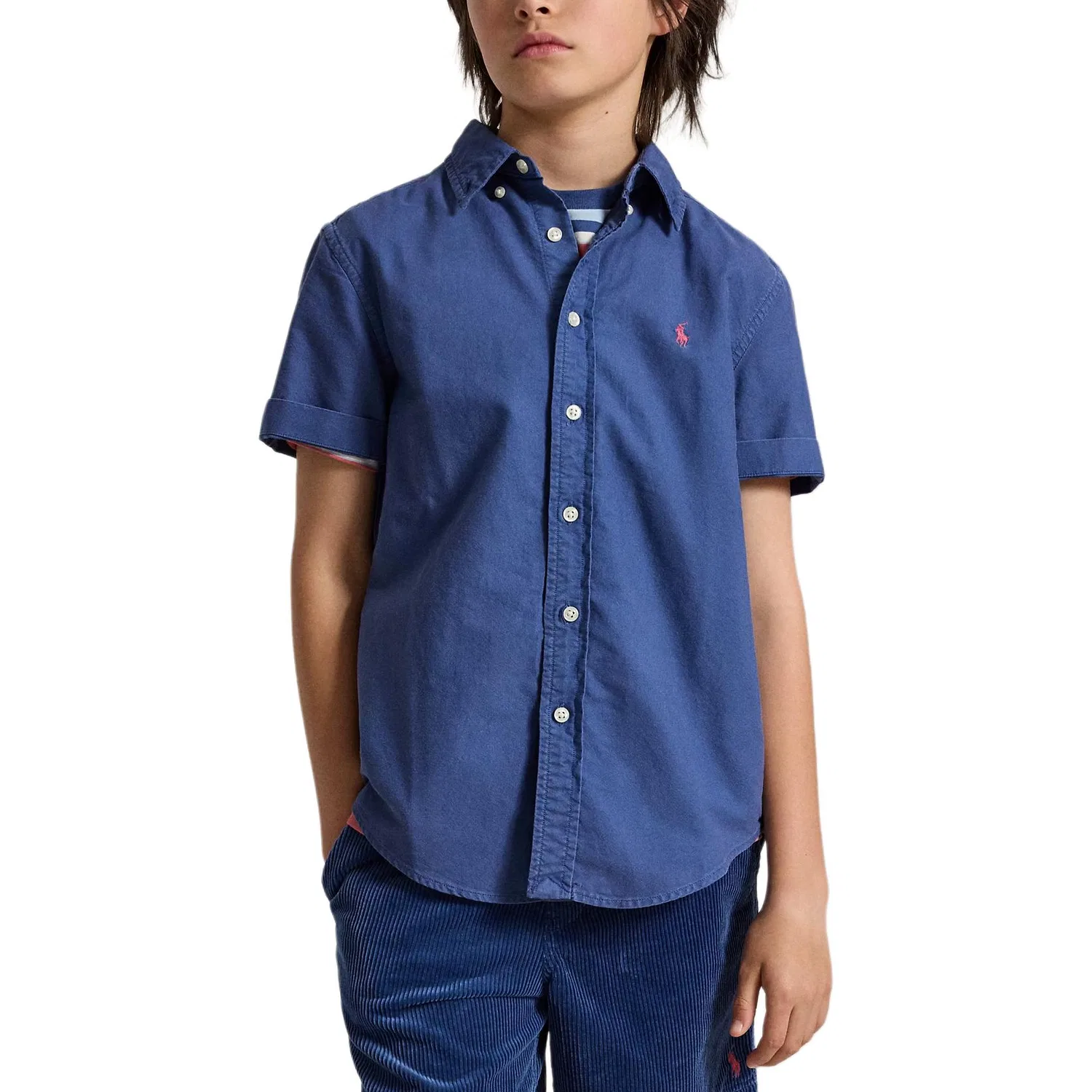 Детская повседневная рубашка Royal Blue Polo Ralph Lauren — фото 4
