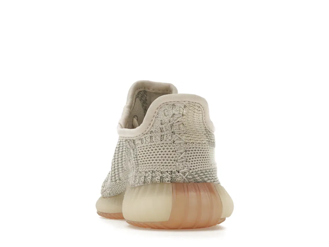 Детские кроссовки с носковой конструкцией Adidas Yeezy Boost 350 V2, Citrin Citrin Citrin — фото 4