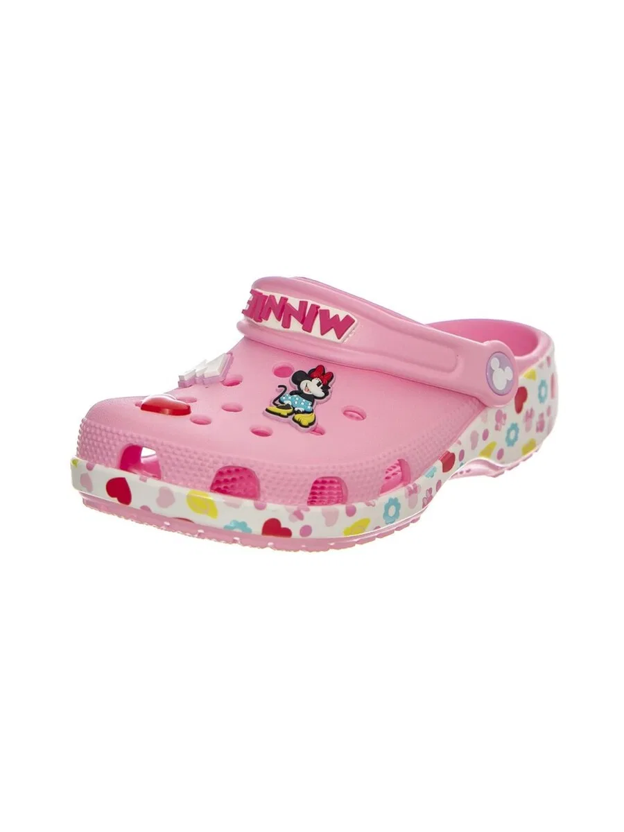 Сандалии Crocs 'Mickey Friends Minnie Cls ClgK-MLT' в розовом цвете
