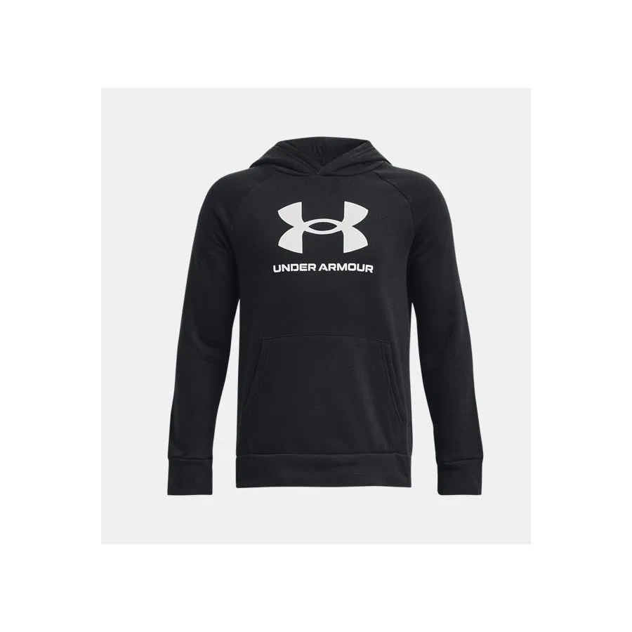 Детский свитшот с капюшоном и принтом UA Rival Fleece Big Logo Under Armour, Синий