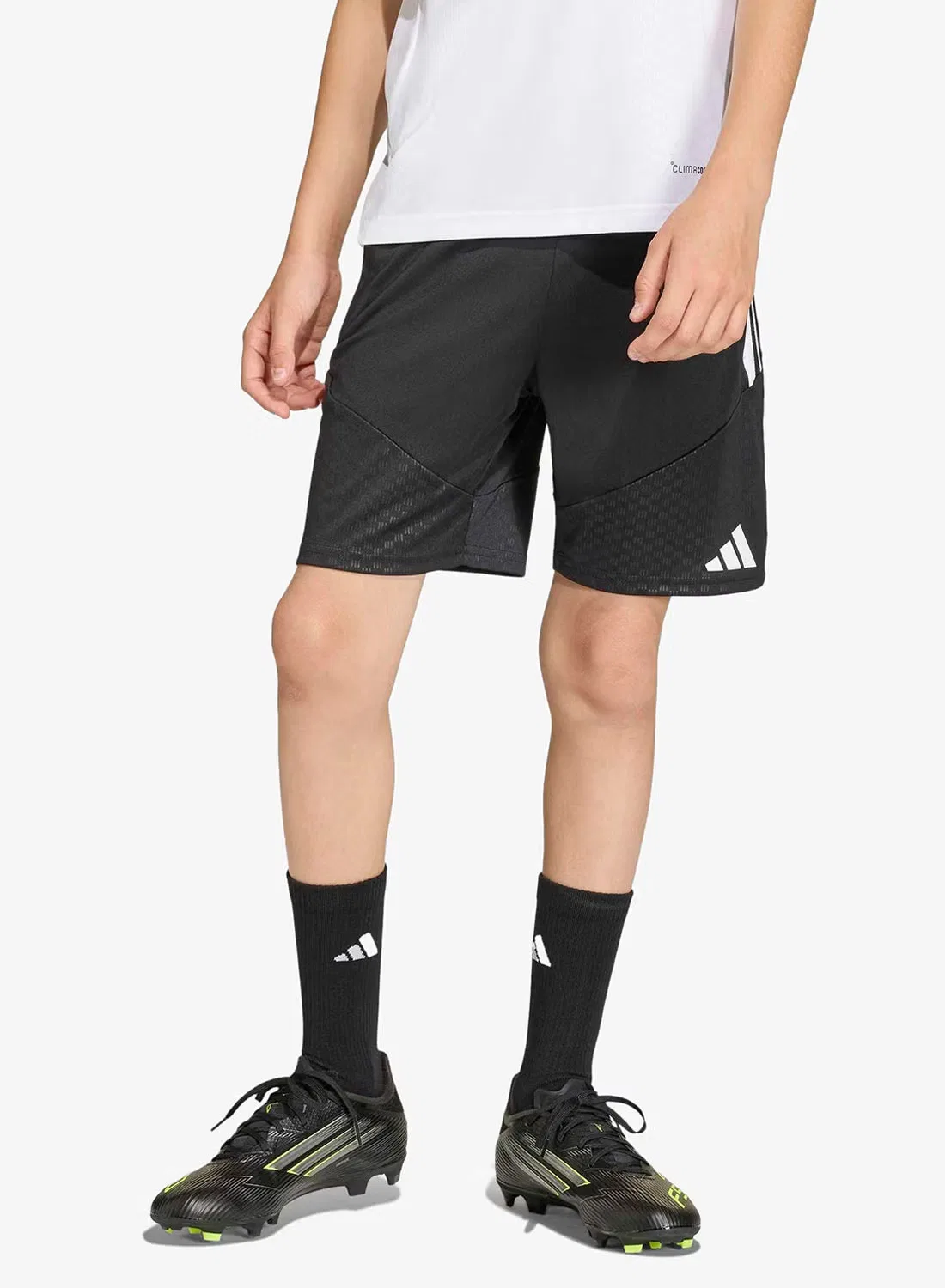 Шорты тренировочные детские Tiro 26 Adidas, черный — фото 3