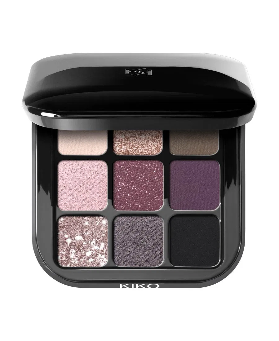 Палетка теней Glamour Multi Finish KIKO Milano, 04 Mauve Selection