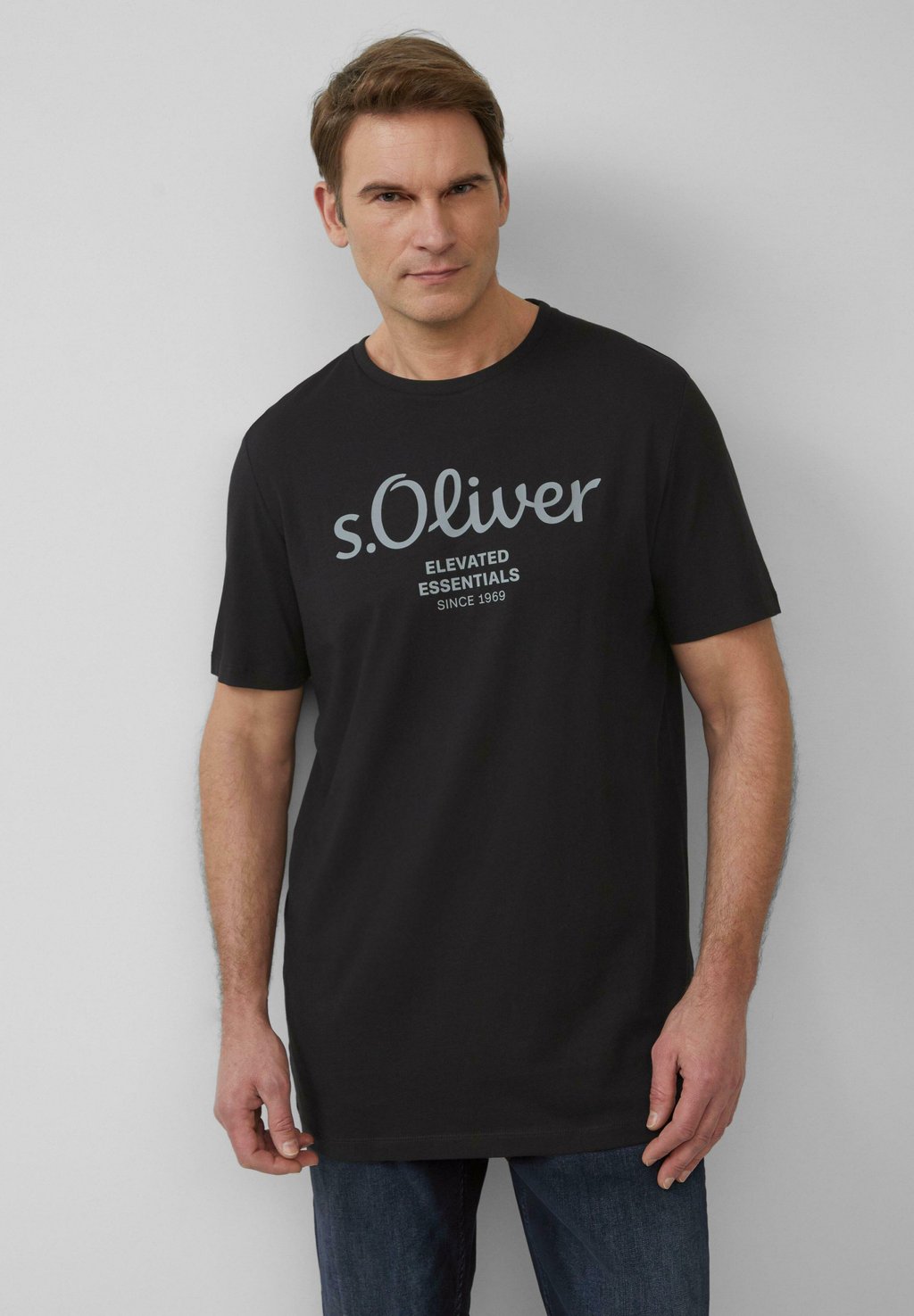 

Футболка с принтом MIT LOGO s.Oliver, черный