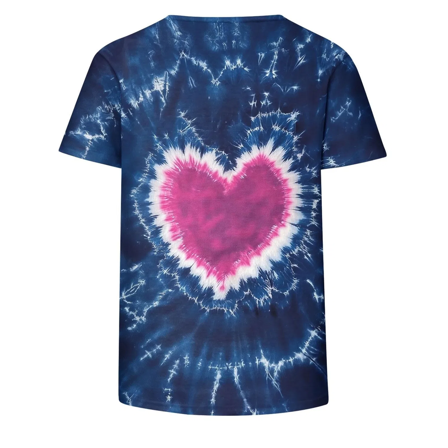 Женская футболка с принтом tie dye с длинным рукавом, 1a-blu Scuro — фото 3