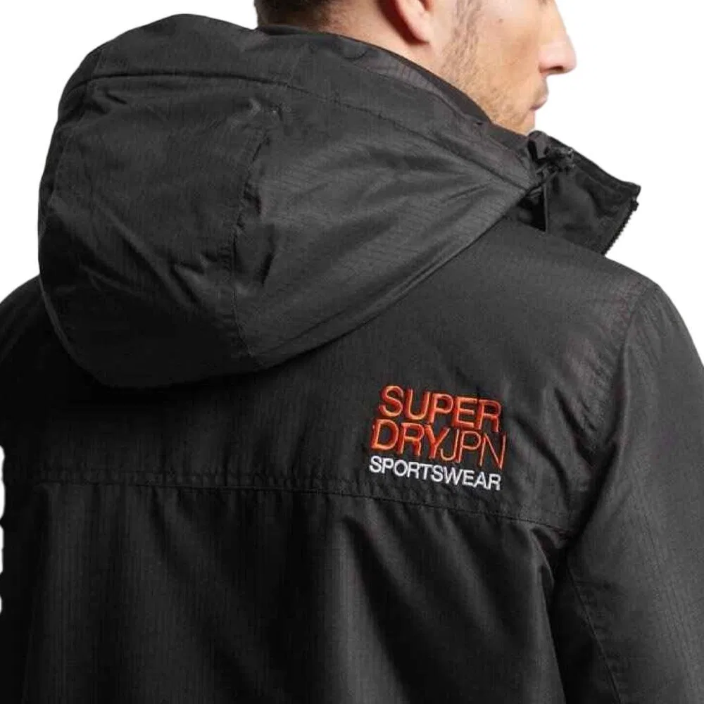 Мужское худи с капюшоном Superdry, Schwarz — фото 4
