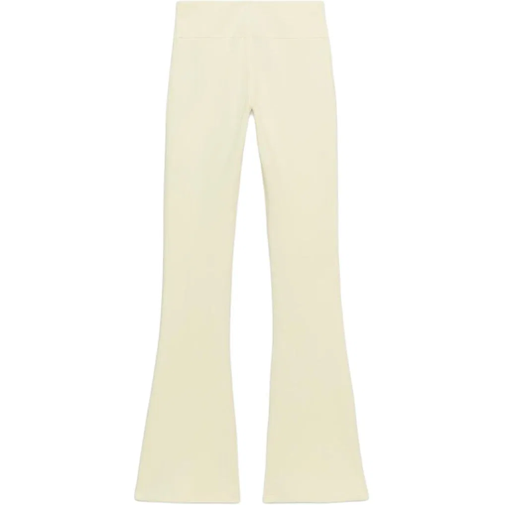 Женские брюки клеш с заниженной талией ZARA, Yellow — фото 3