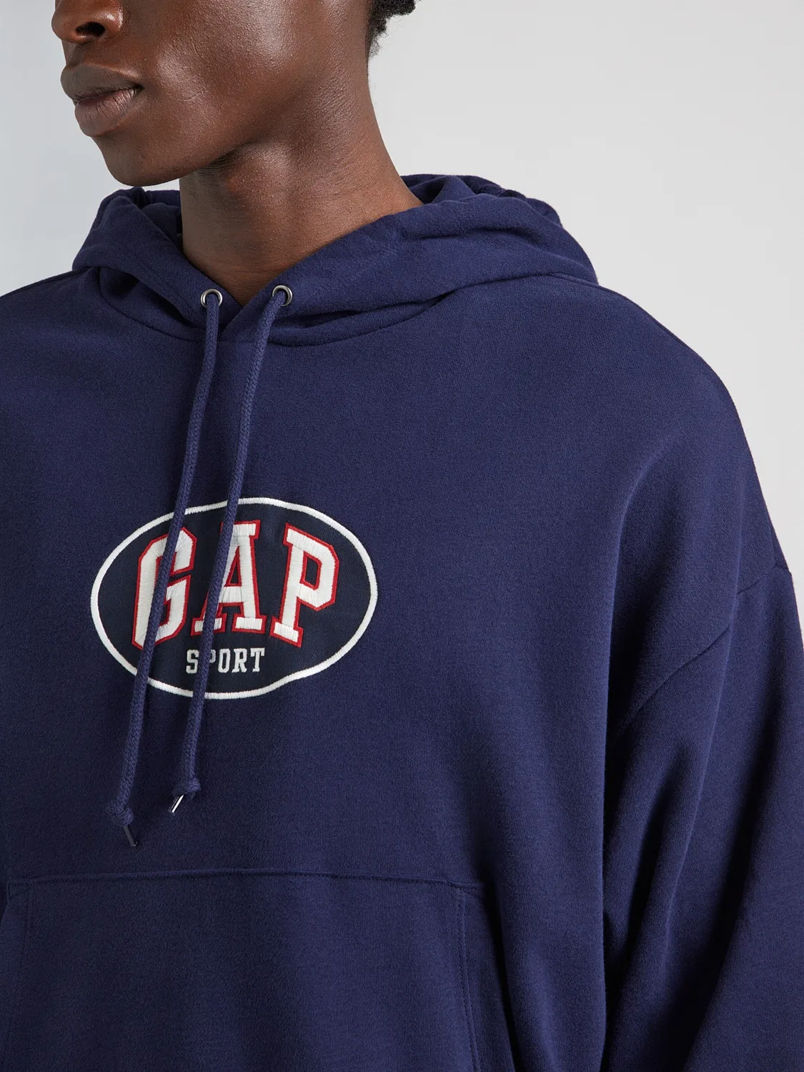 Толстовка Gap темно-синего цвета — фото 2