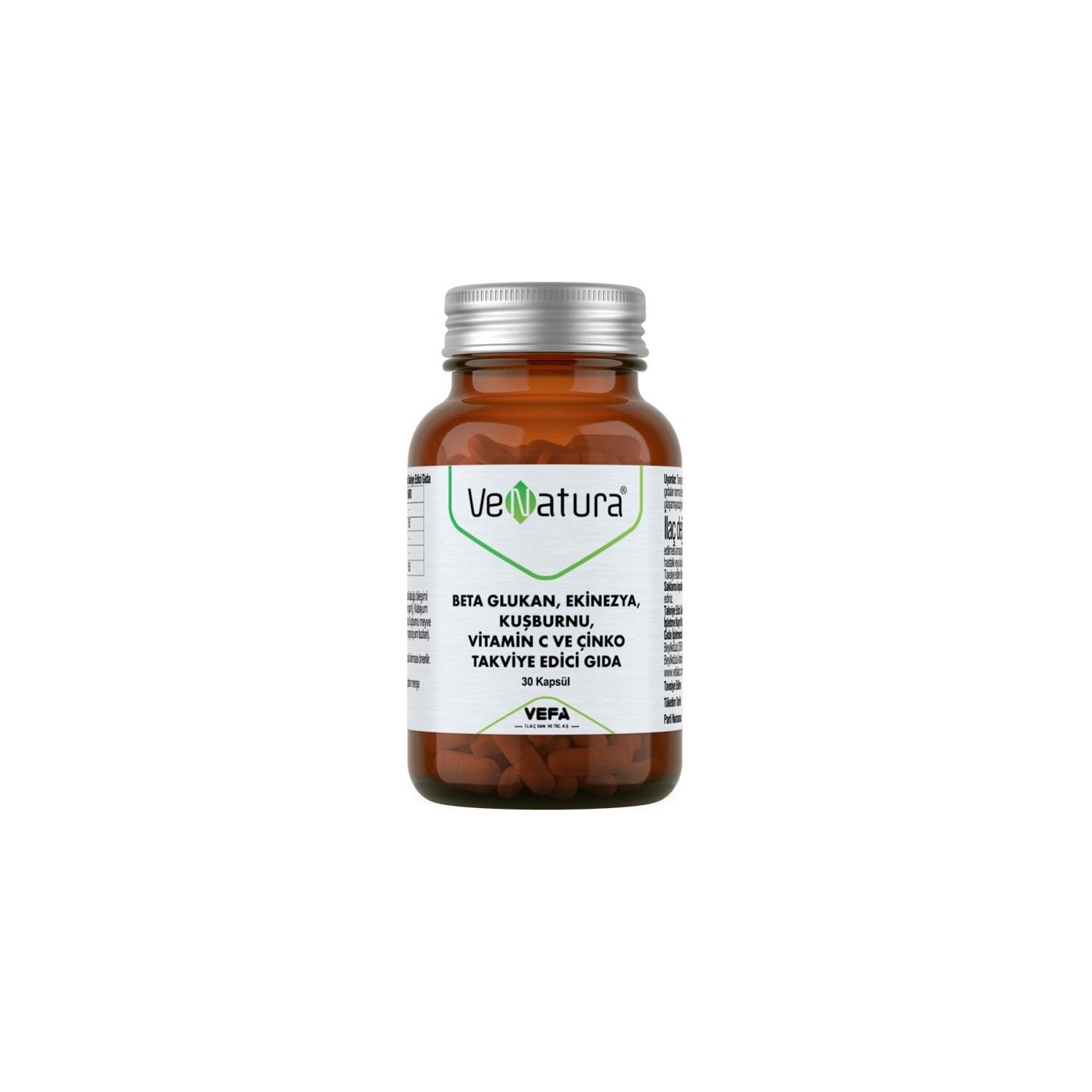 

Бета-глюкан Venatura, 30 капсул