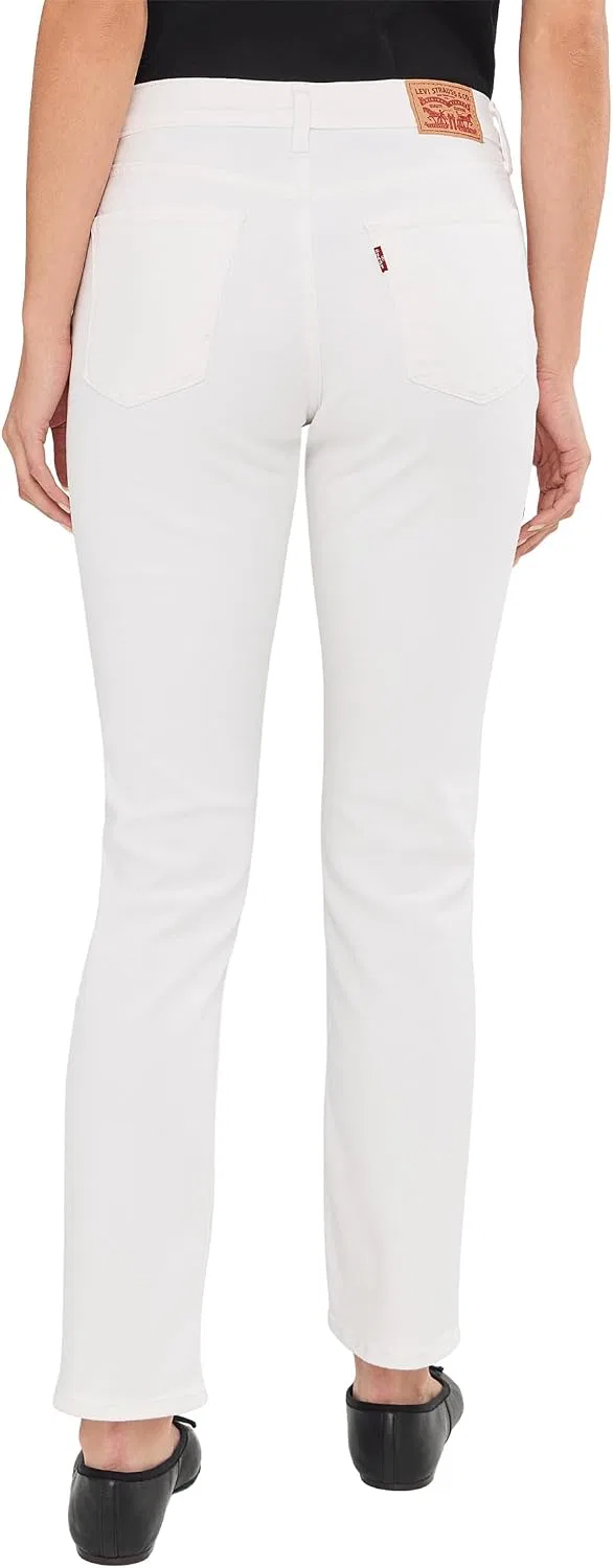 Женские классические джинсы прямого кроя Levi's, Simply White — фото 4