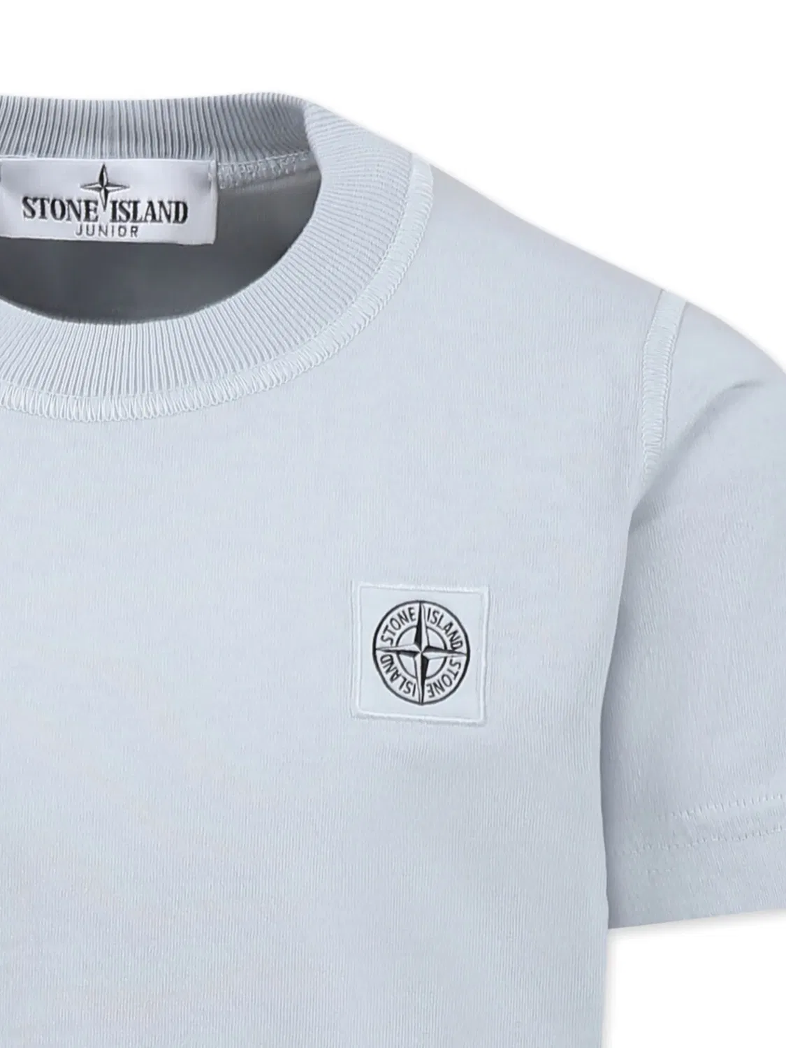 Футболка с короткими рукавами Stone Island, голубой — фото 3