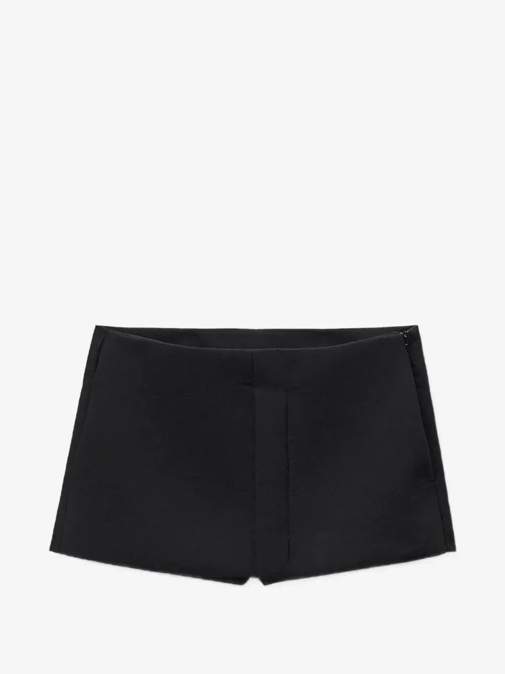 Креповая мини-юбка из джерси Alexander Wang, черный
