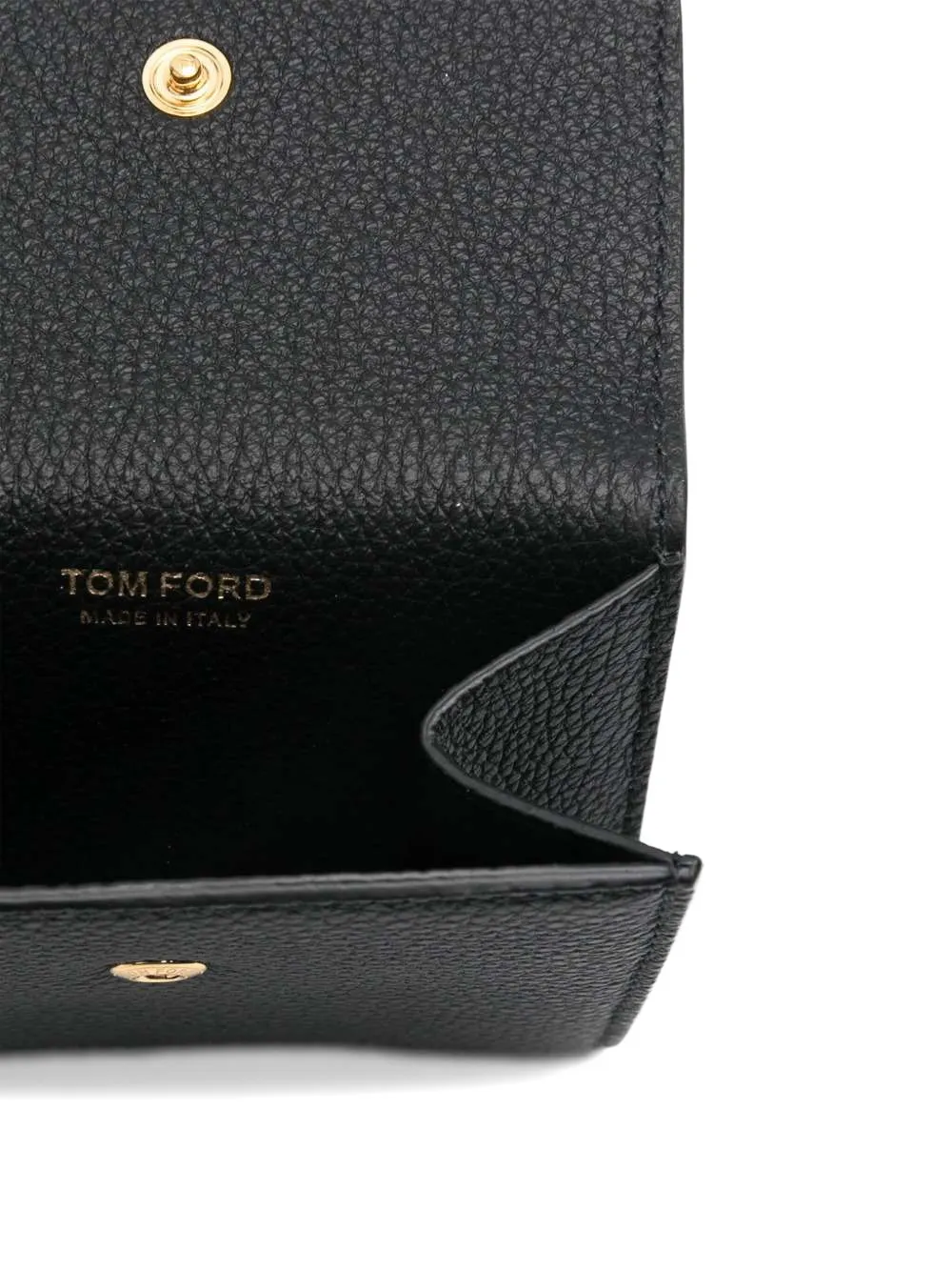 Кошелек на кнопке с логотипом Tom Ford, черный — фото 3