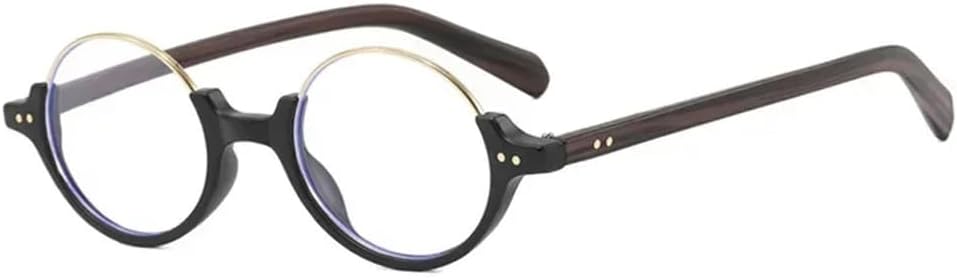 

Солнцезащитные очки UV400 — круглые, с леопардовым принтом, градиентом и заклепками, в стиле панк, для женщин и мужчин, для бега и активного отдыха UYPTK, Wood Black Clear