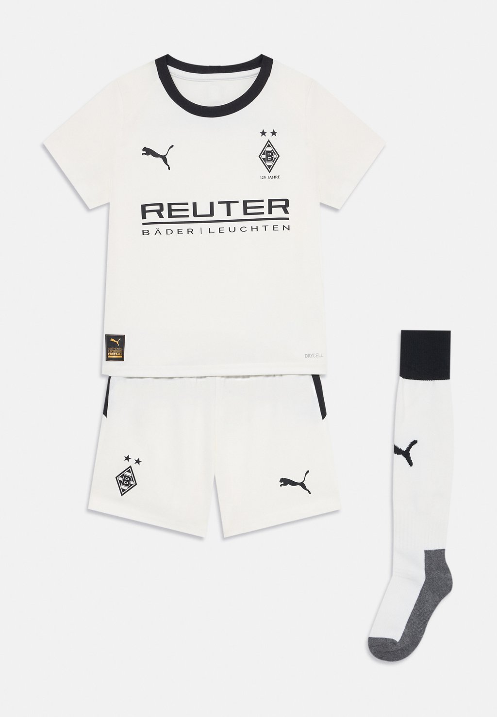 

Спортивные шорты BORUSSIA MÖNCHENGLADBACH 25/26 MINIKIT UNISEX SET Puma, белый
