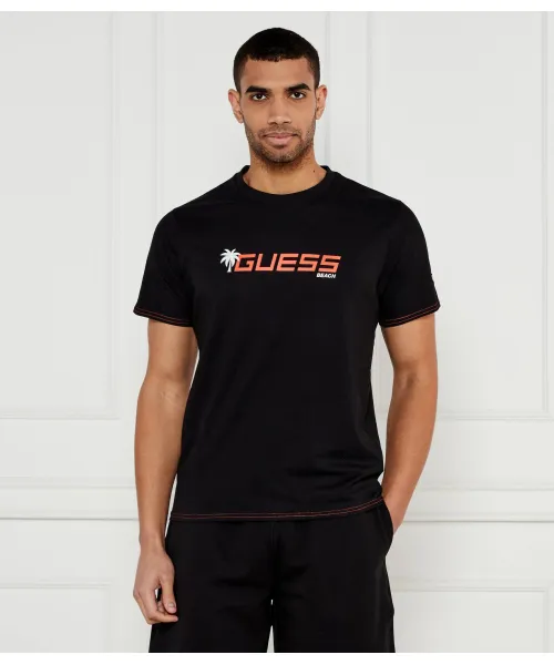 

Футболка с логотипом Palm Regular fit Guess Underwear, черный