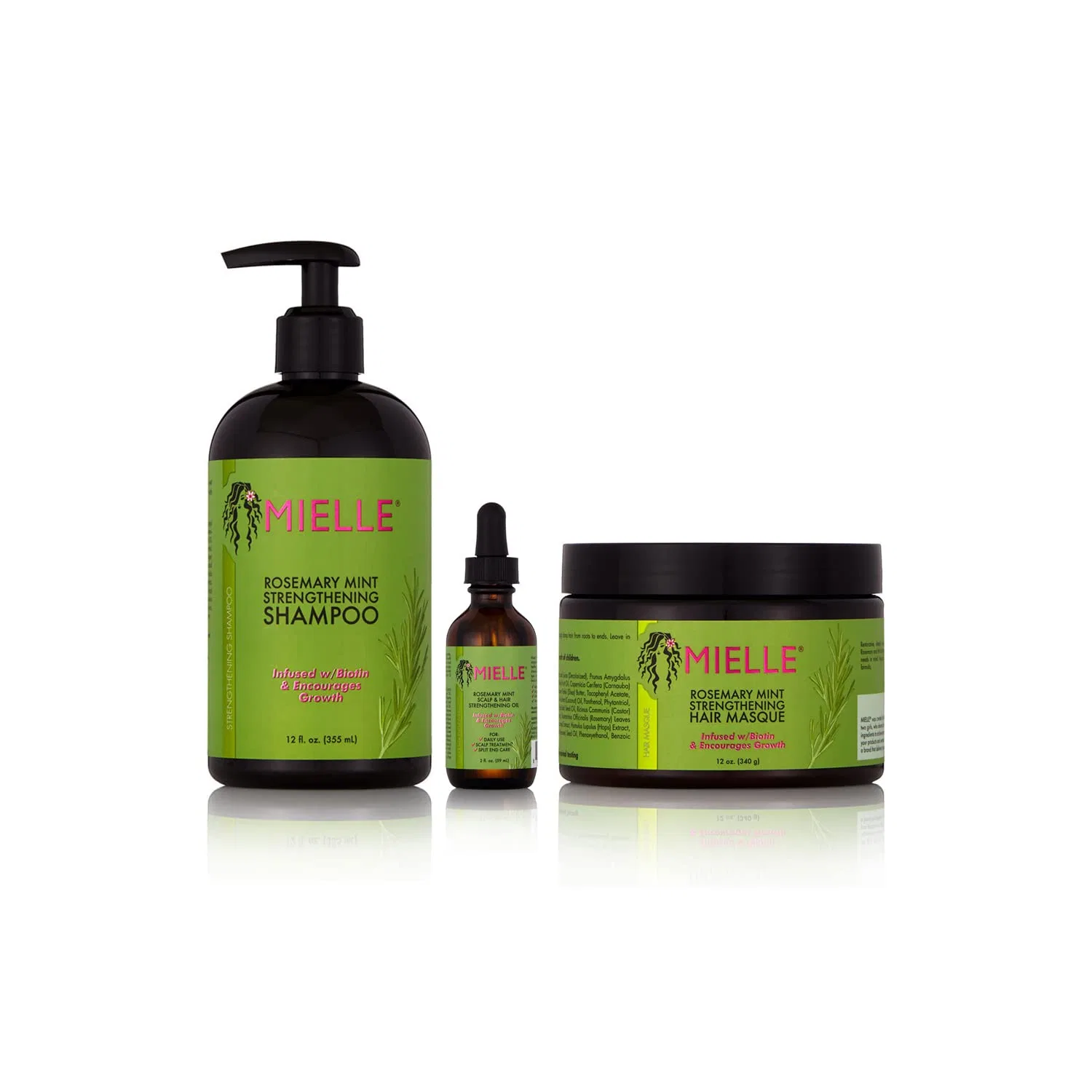 Набор для укрепления волос с розмарином и мятой от Mielle Organics Mielle Organics