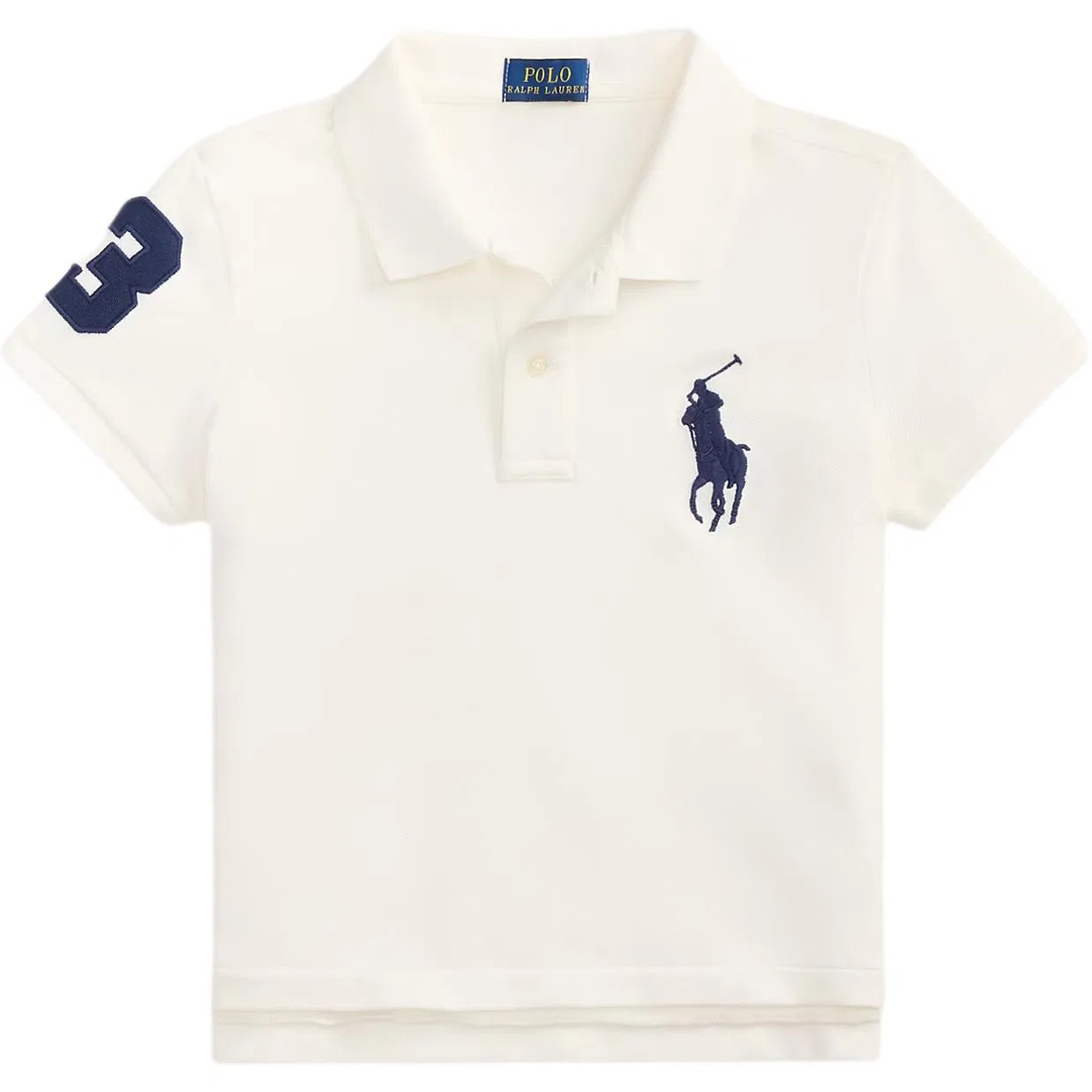 Поло свободного кроя Polo Ralph Lauren Big Pony белое