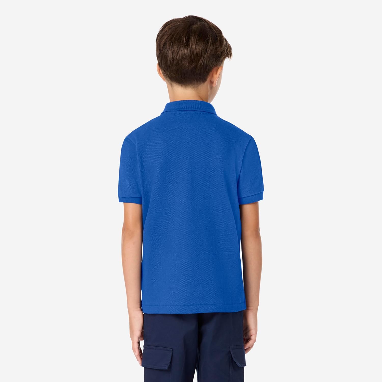 Lacoste Boys' Boy (l1812) классический поло с коротким рукавом из пике, Royal Blue — фото 4