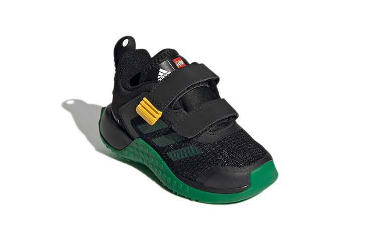 Детские кроссовки Lego X Sport Pro TD Low-top, черные/зеленые/желтые Adidas — фото 3