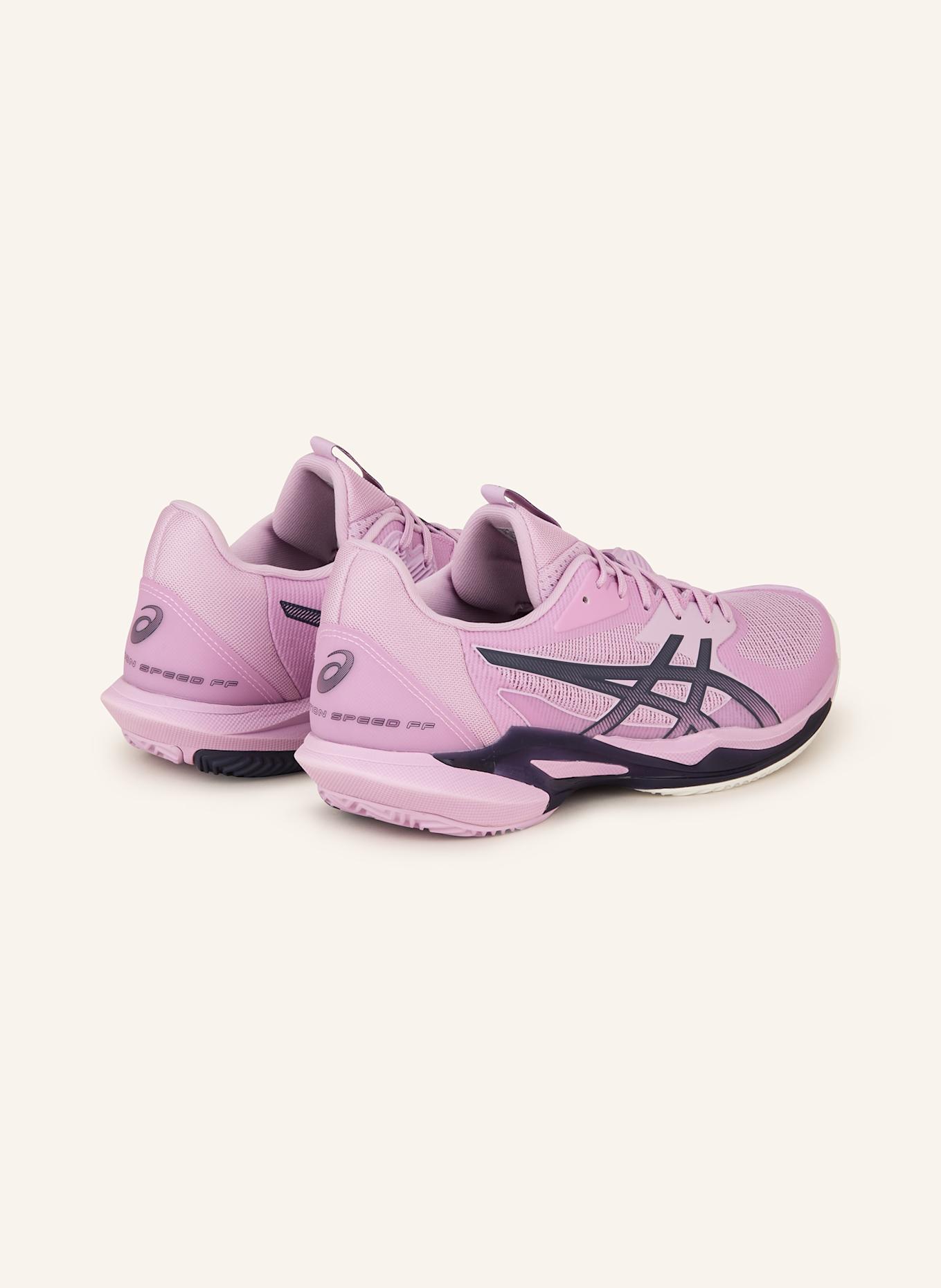 Теннисные туфли решение скорость ff 3 грунт Asics, розовый — фото 2
