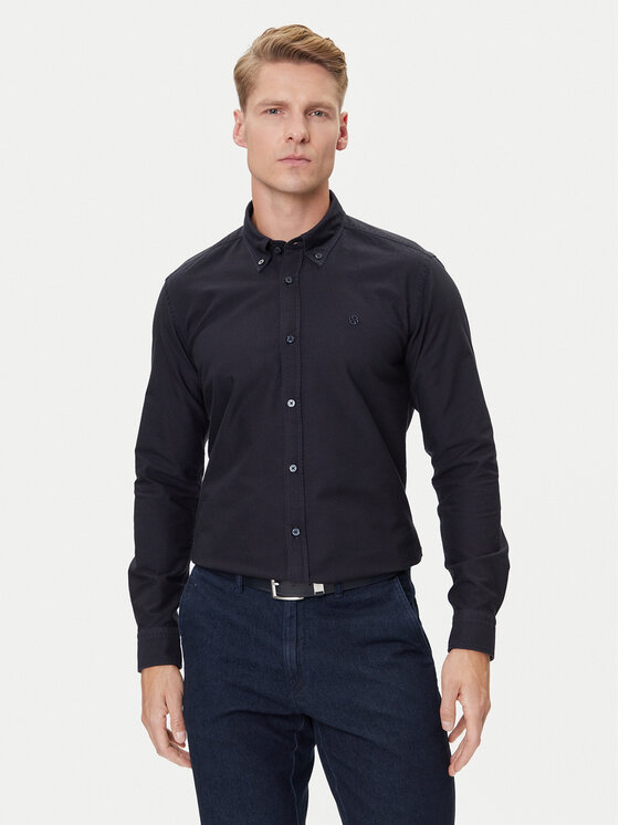

Рубашка slim fit H-Roan 50544917 Boss, синий