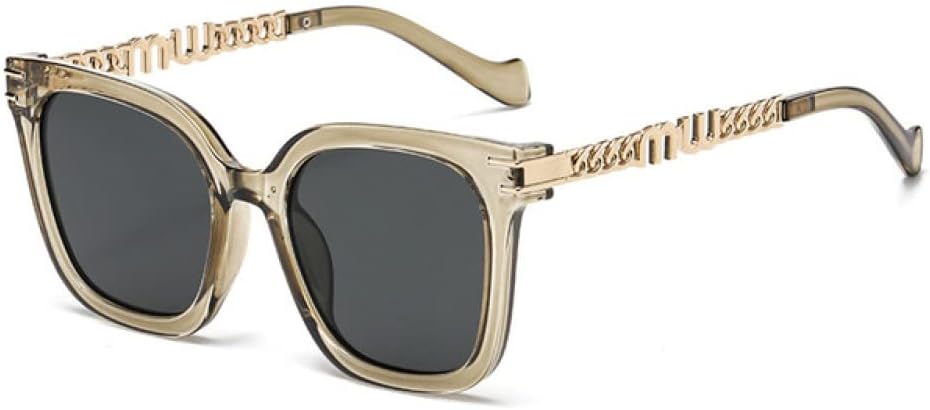 

Женские солнцезащитные очки в винтажном стиле с лучами, защита от УФ-излучения UV400, для вечеринок и путешествий, большие солнцезащитные очки для женщин LANGSER, Green