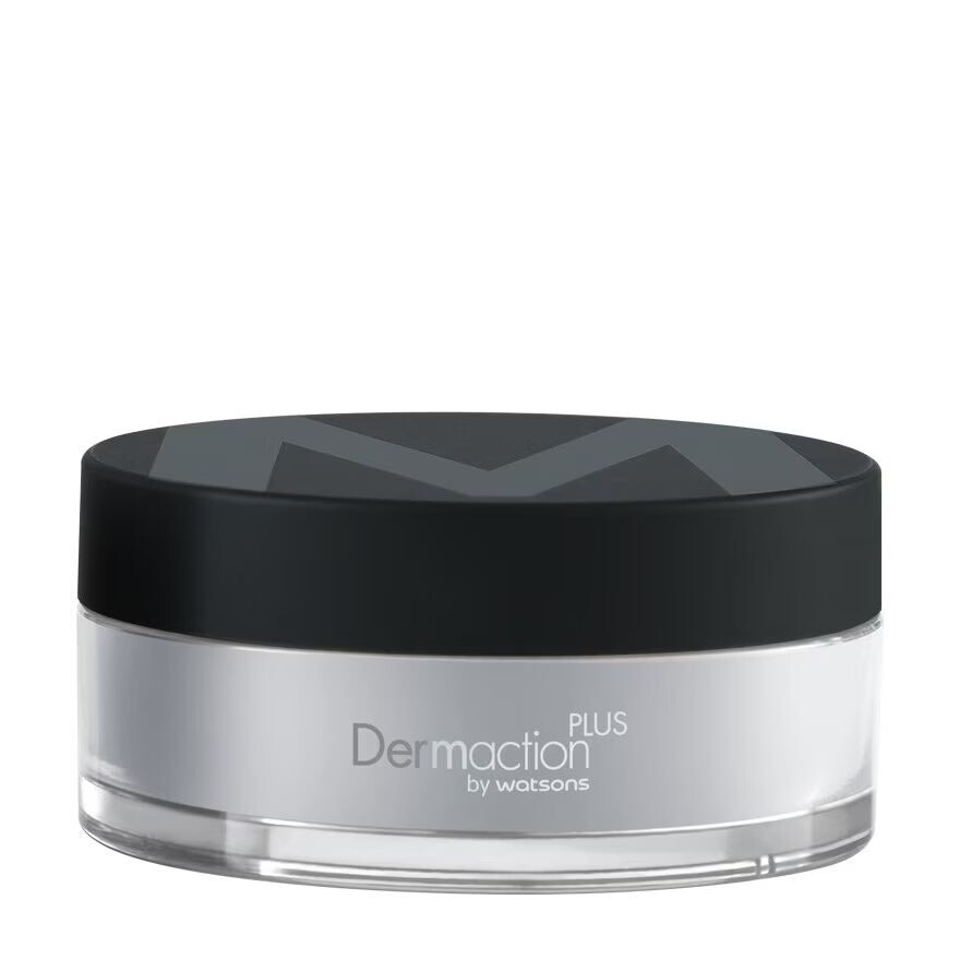 

Dermaction Plus by Watsons Pour Homme Men Perfect Полупрозрачная рассыпчатая пудра Transparec, White