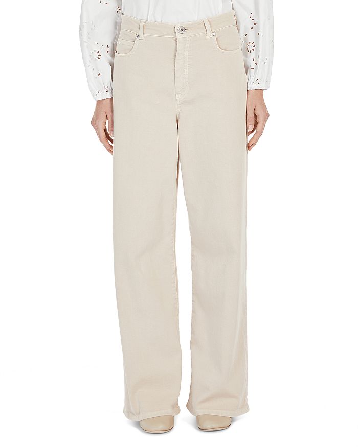 

Брюки Медина Weekend Max Mara, коричневый/бежевый