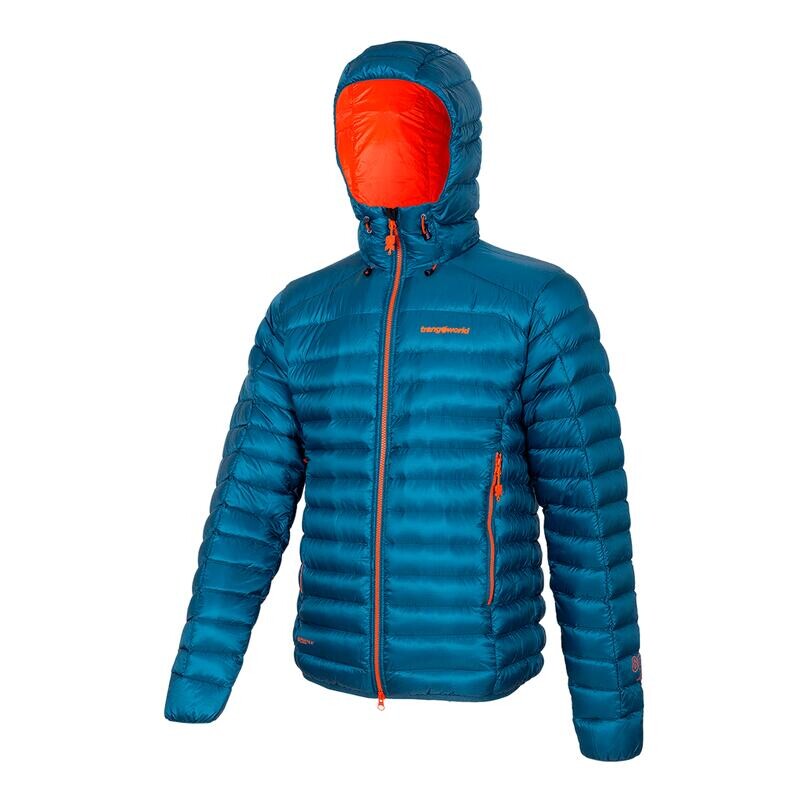 

Мужской пуховик Trangoworld, цвет azul mediterráneo/papaya orange/charcoal grey