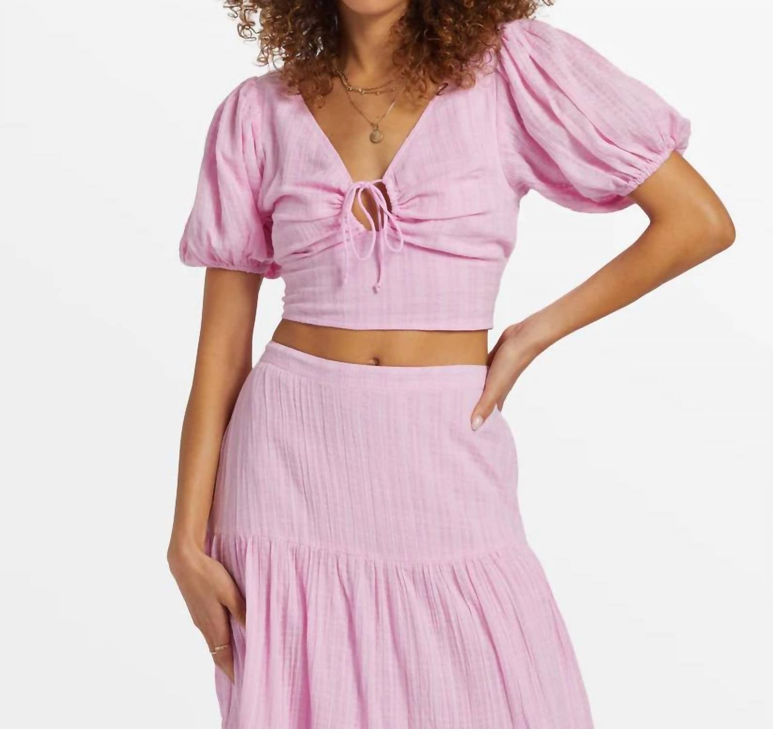

Укороченный топ Tropic Heart в Mfy0 Billabong
