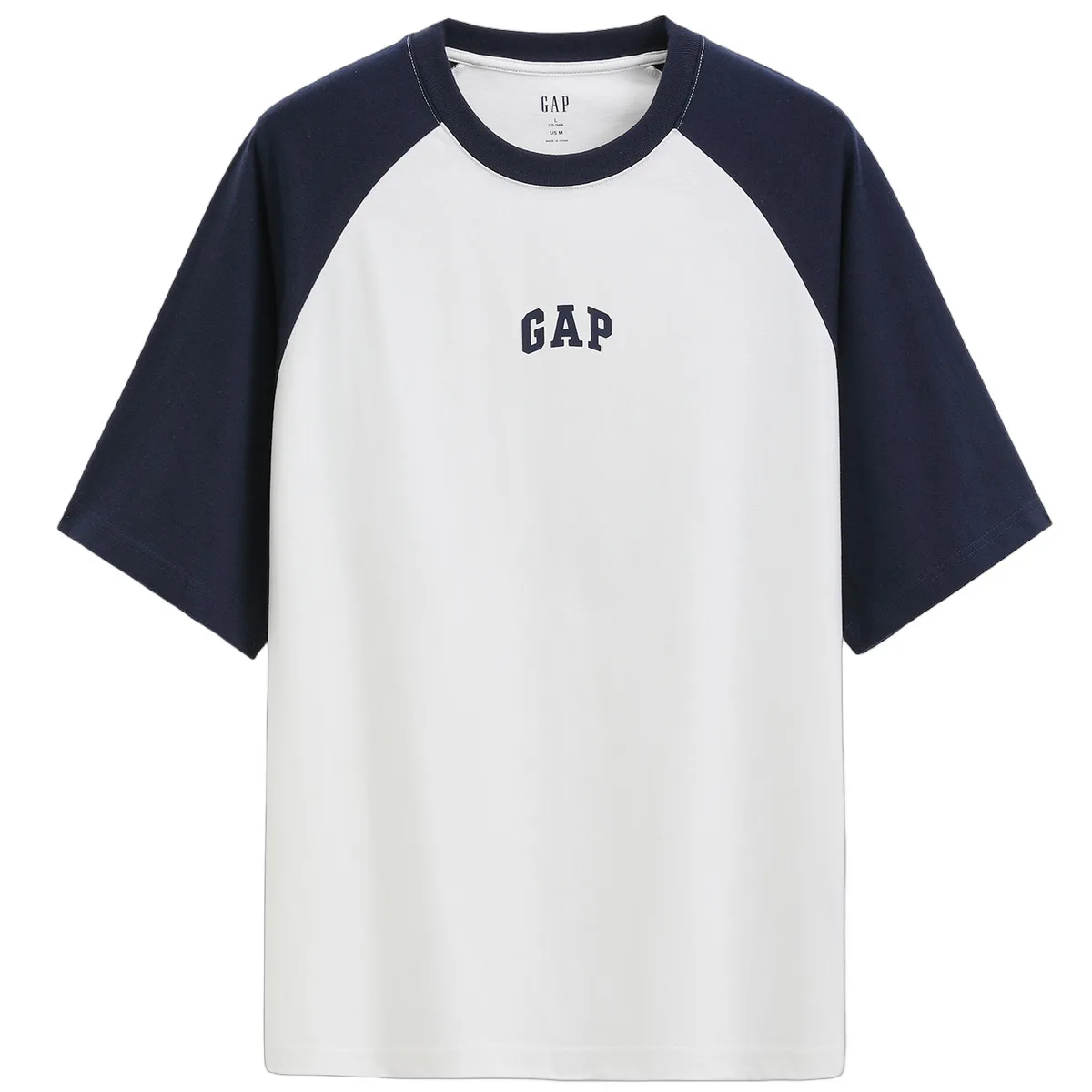 Футболка унисекс с круглым вырезом GAP, Umber — фото 4