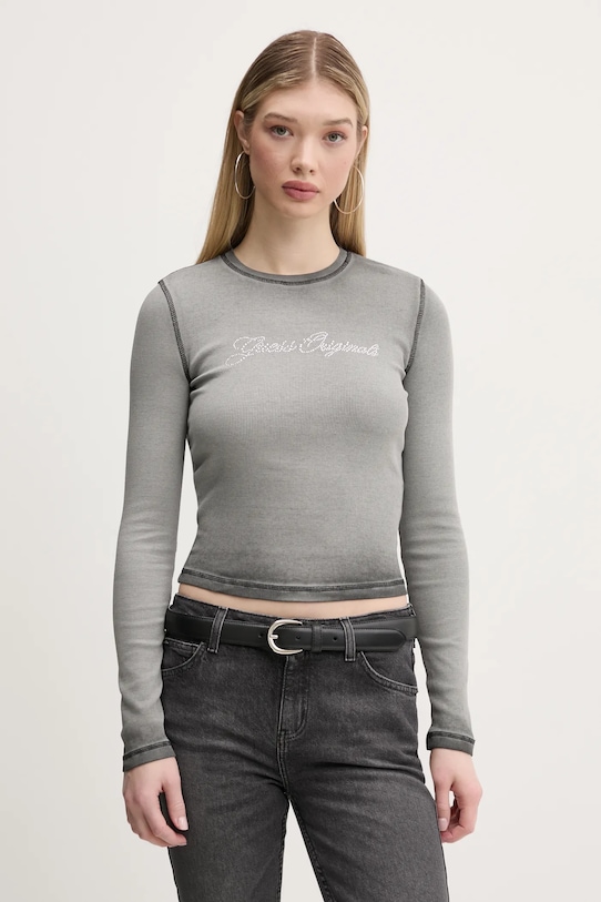 

Лонгслив Guess Originals, серый