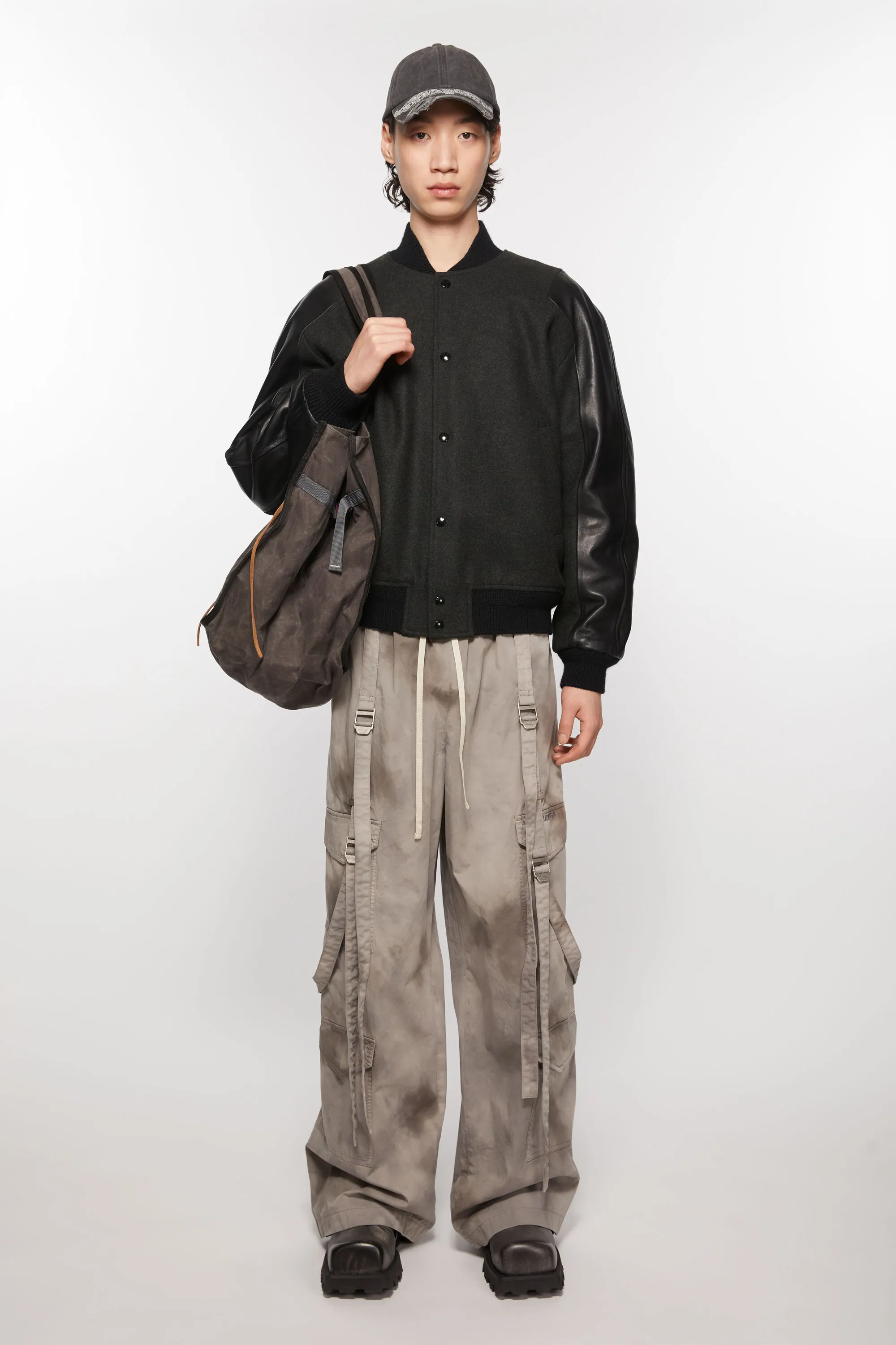 

Куртка-бомбер Acne Studios, цвет Dark Grey Melange