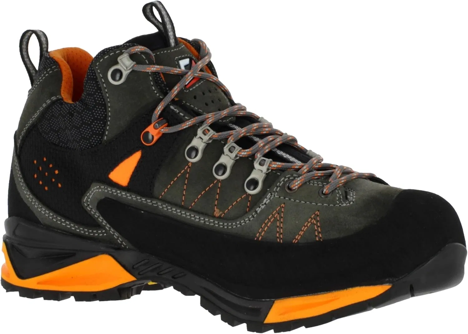 Рабочие водонепроницаемые и легкие мужские рабочие ботинки Garsport Mountain Tech Mid W7 S7S с нескользящей подошвой и мембраной, Antracite Orancio — фото 4