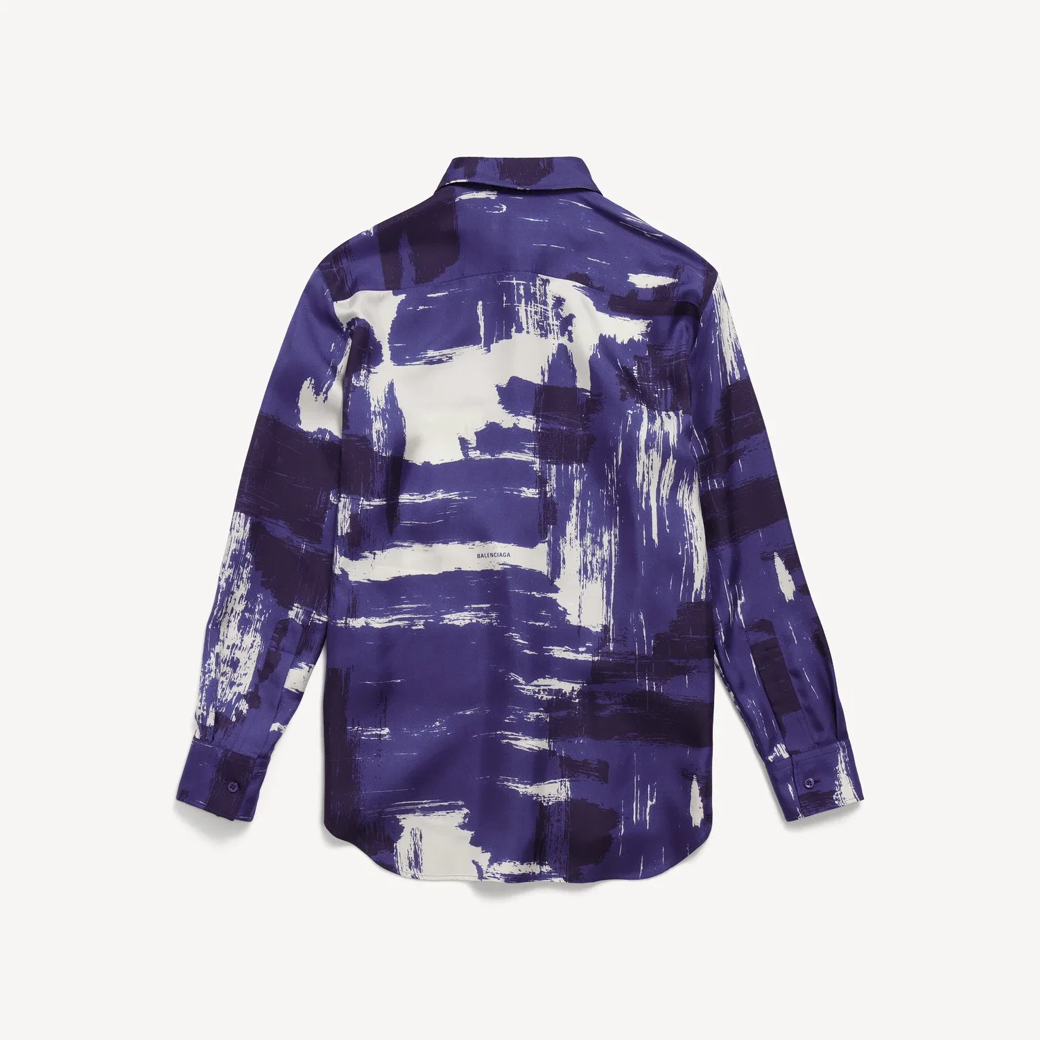 Женская рубашка Paintbrush синего цвета Balenciaga — фото 2