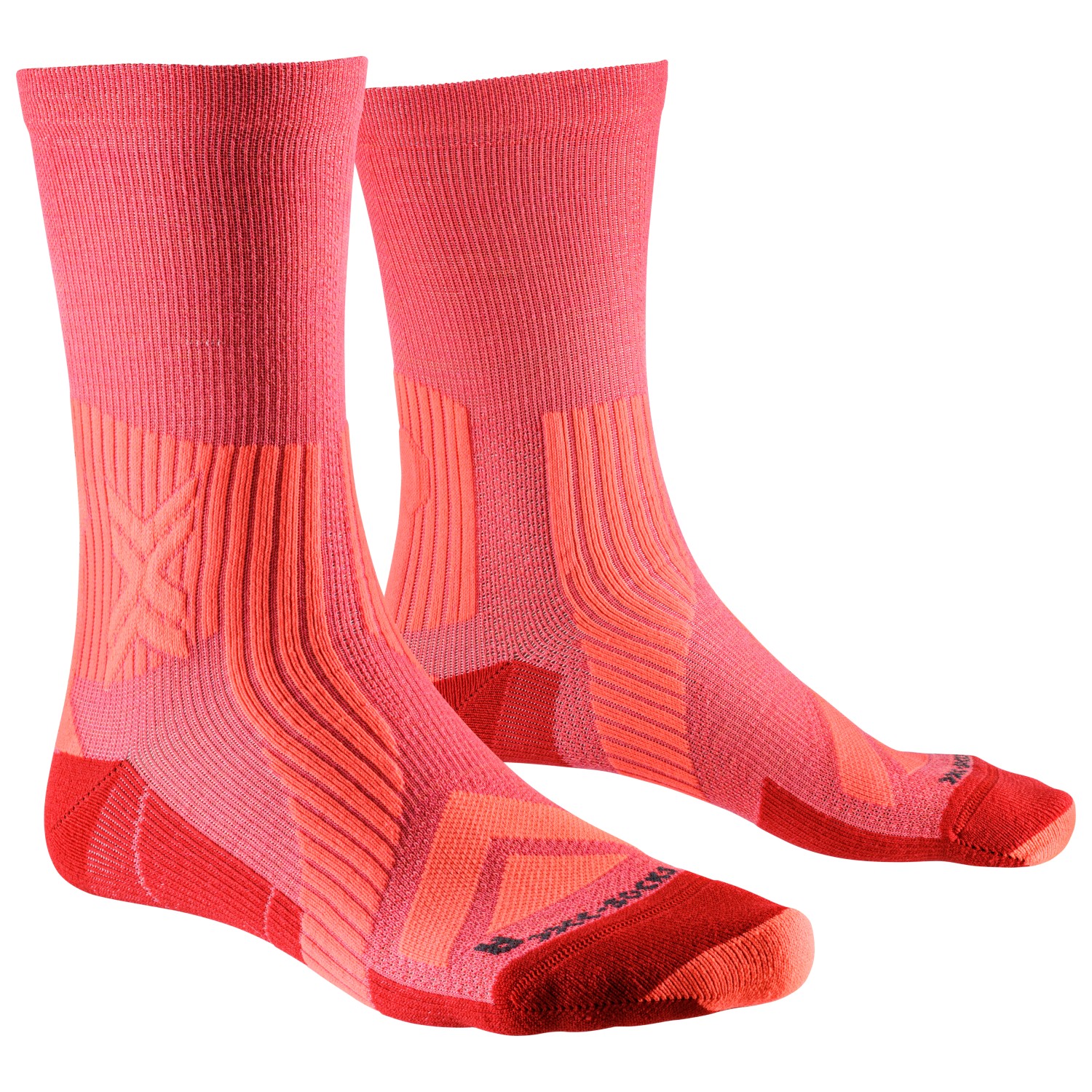 

Велосипедные носки X-Socks Bike Expert Merino Crew, цвет Sunset Orange