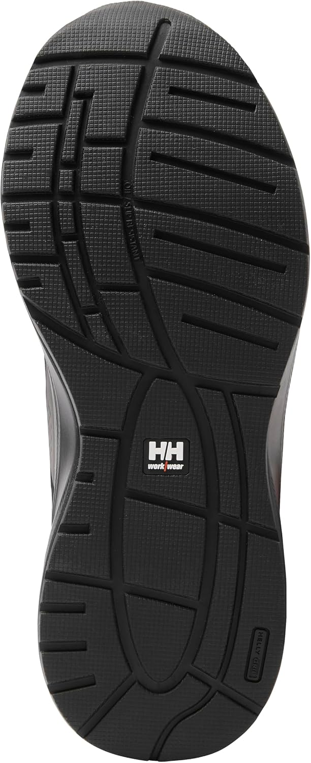 Helly-Hansen Barcode Low EH Work Shoes - легкие нескользящие кроссовки с амортизирующей промежуточной подошвой и дышащим верхом Helly Hansen, 990 Black — фото 4